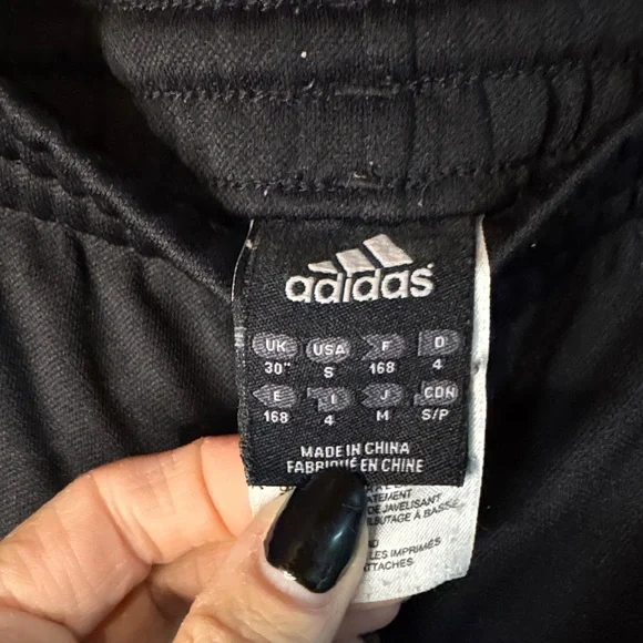 Adidas Black Track Pants - Picture 2 of 5